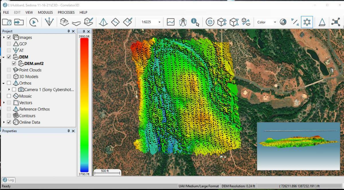 Extreme Aerial Monitoring One of the Largest Construction Projects in the Desert Southwest with SimActive Software