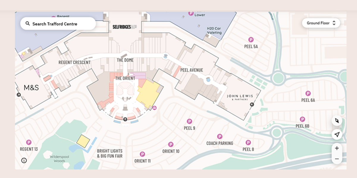 Trafford Map