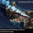 Satellite imagery of pine forest fire in the Var, Southern France (from import)