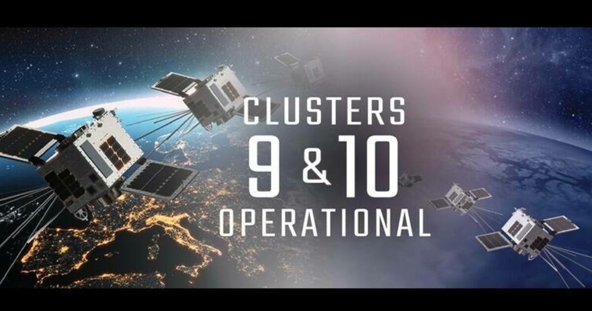 HawkEye 360 Operational Status of Cluster 9 and Cluster 10