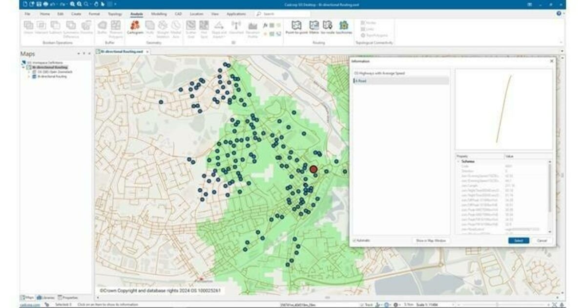 Major updates to Cadcorp GIS software and cloud services in G-Cloud 14