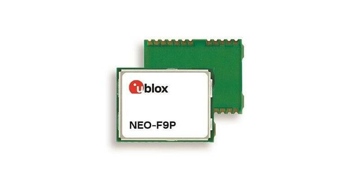 u-blox announces two new high-precision GNSS positioning modules based on the successful F9 platform