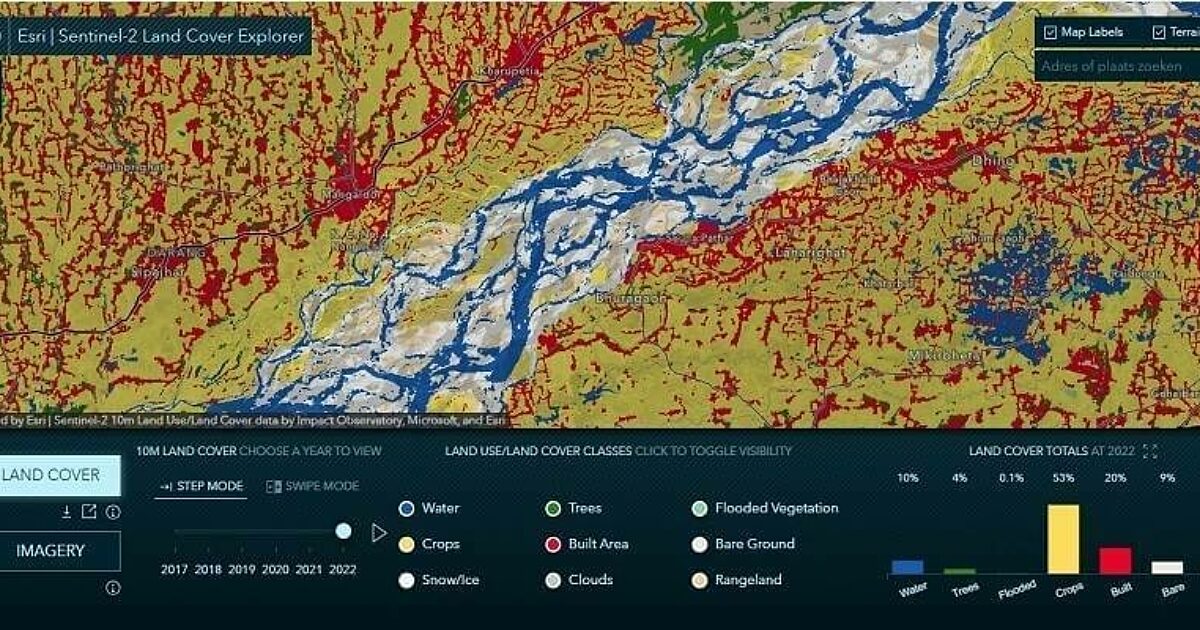 Esri Releases Latest Land Cover Map with Improved AI Modeling