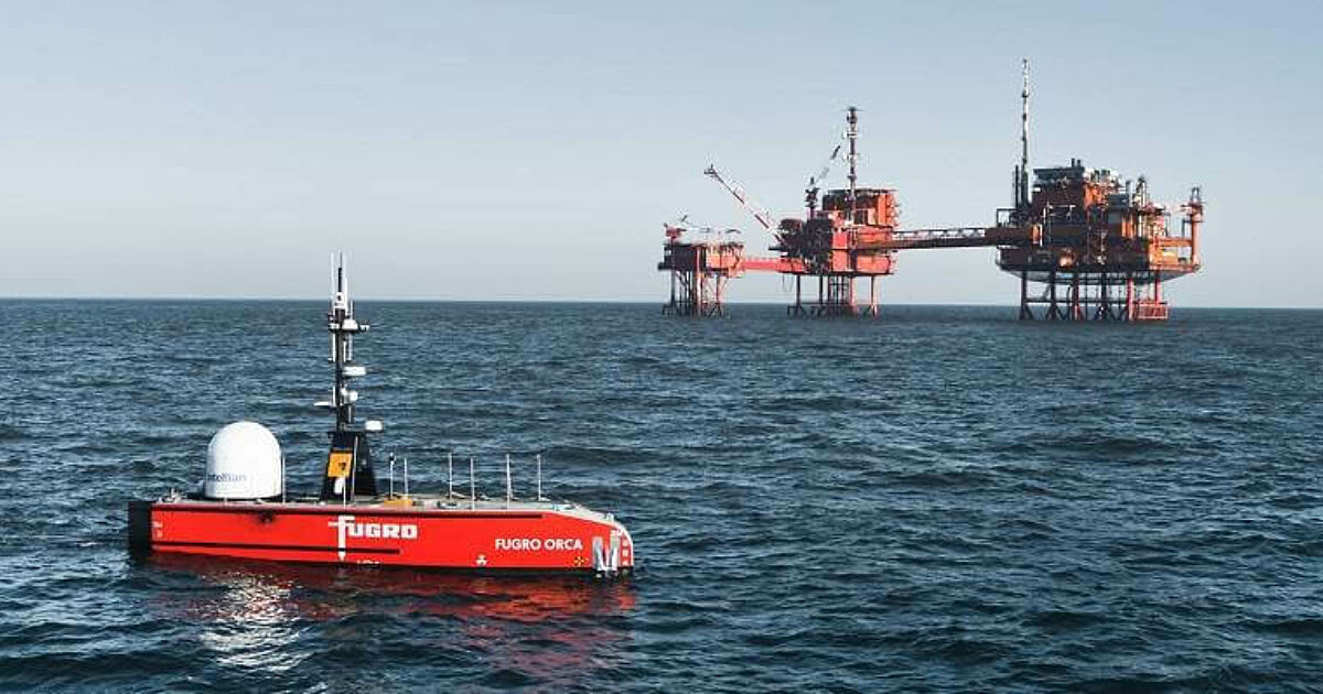 Fugro’s uncrewed surface vessel provides TAQA with safer and more sustainable offshore inspections