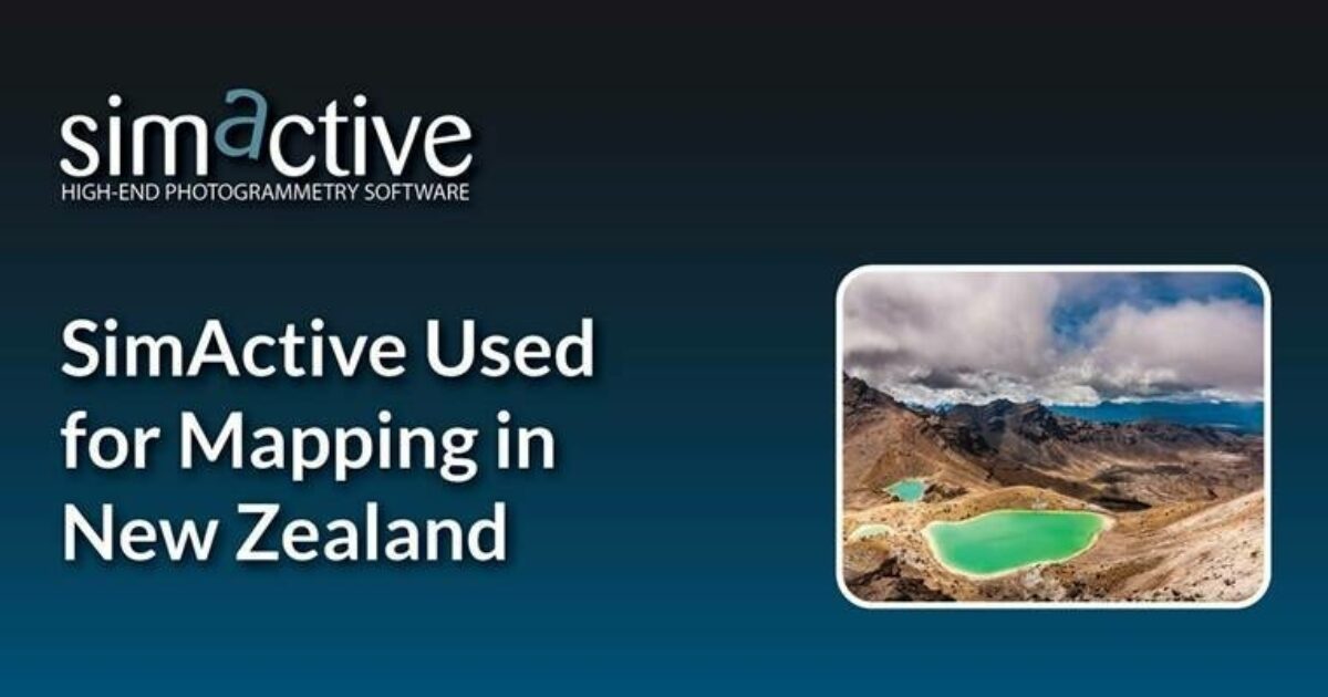 SimActive Used for Mapping in New Zealand