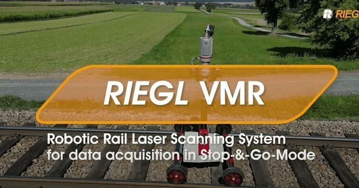 NEW YOUTUBE VIDEO: RIEGL VMR Robotic Rail Laser Scanning System for data acquisition in Stop-&-Go-Mode