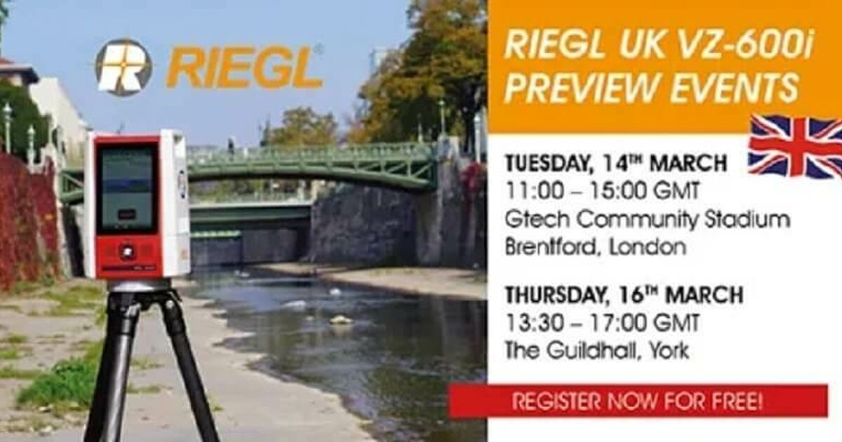 Riegl UK VZ-600i Preview Events