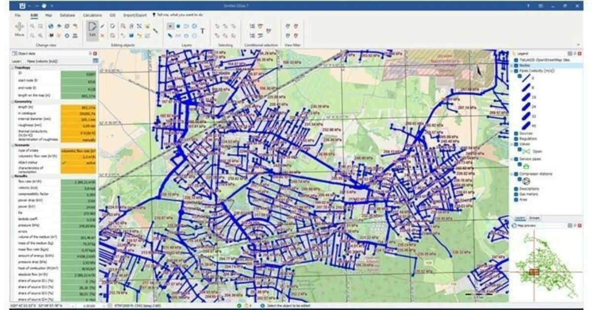 Fluid Systems Uses TatukGIS SDK for Software to Model Hydraulic Networks