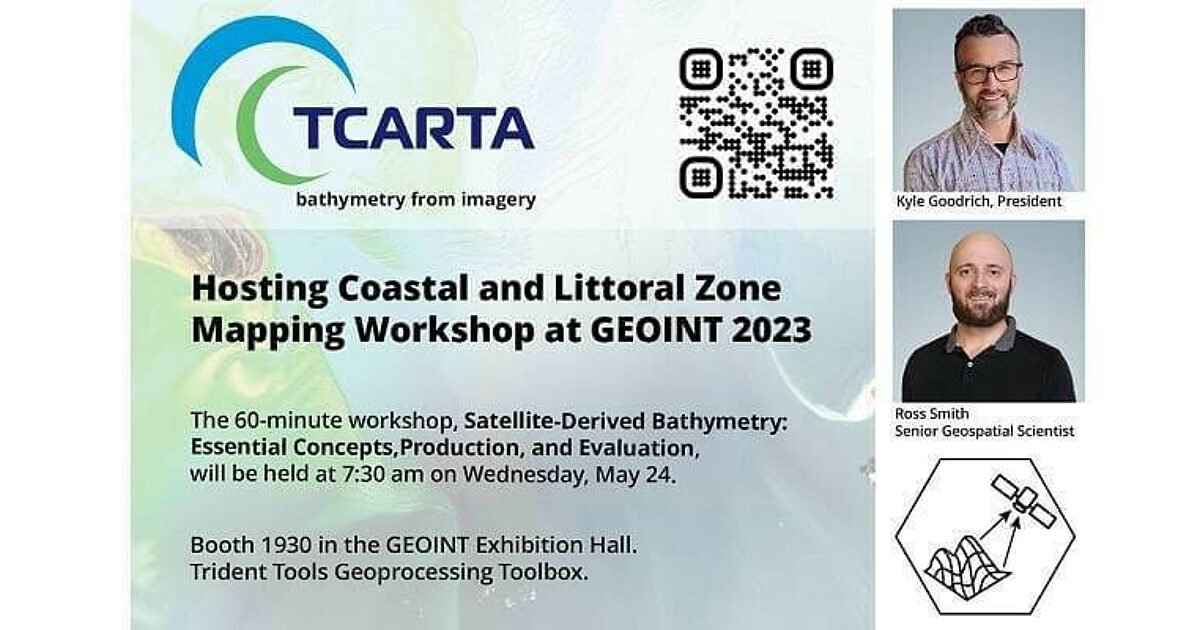 TCarta Hosting Coastal and Littoral Zone Mapping Workshop at GEOINT 2023