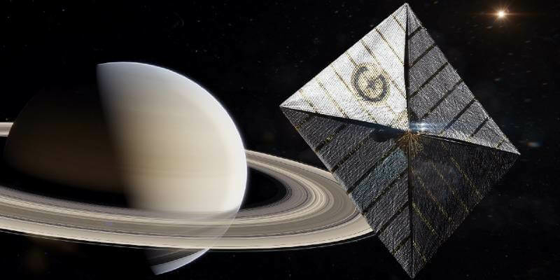 Artists visualisation of GAMA solar sail GAMA 800x400 1