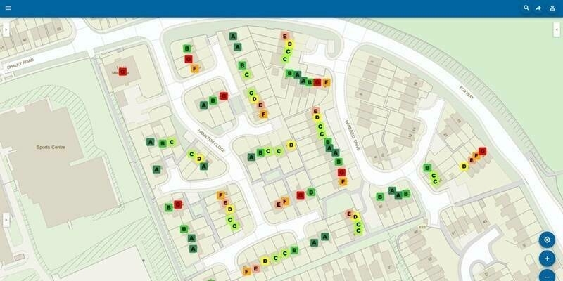 Cadcorp EPC Date Service in SIS Webmap 800x400