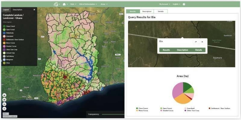Forestry Commission Ghana compliance map 1