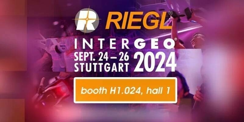 RIEGL Intergeo 24 Promo YT thumbnail 800x400