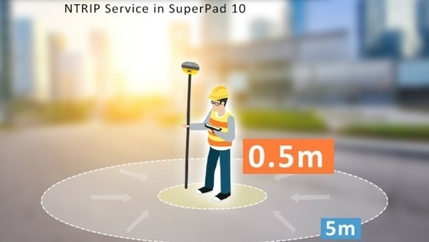 Enjoying the High-Accuracy Positioning with the Latest SuperPad 10 (from import)