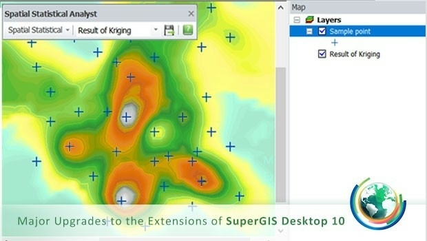 Upgraded Extensions of SuperGIS Desktop Provide More Insights (from import)