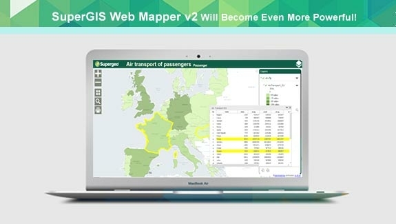 Zero-Coding Web GIS Designer - SuperGIS Web Mapper Update (from import)