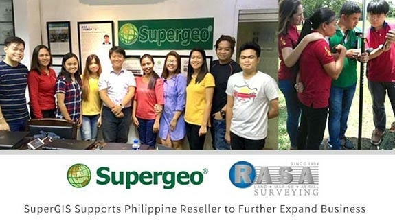 Supergeo Supports Philippine Reseller RASA Surveying to Further Expand Business (from import)