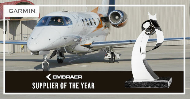 Garmin®  earns best supplier award from Embraer for the tenth time (from import)