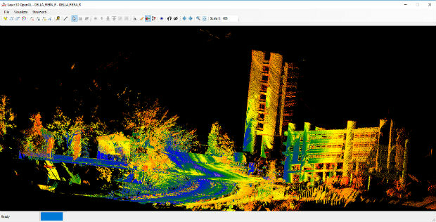 Mobile Mapping System Road-Scanner for the first tram line in Bologna (from import)