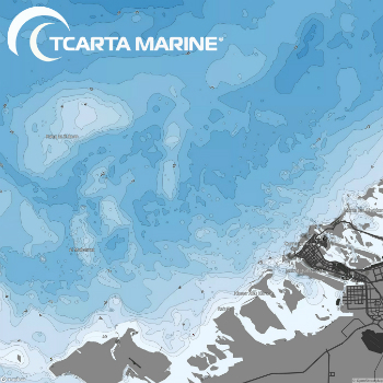 TCarta Marine provided with Spatial Data Package for Arabian Gulf (from import)