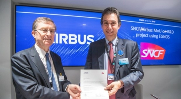 Airbus and SNCF sign partnership on location technologies (from import)