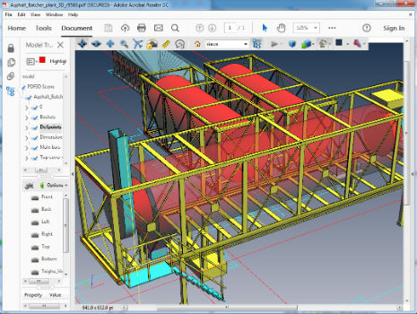 PDF3D Version 2.16 Focuses on CAD, CAE, Panoramic 360 and Engineering (from import)