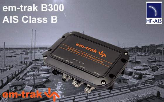 em-trak is pleased to announce the launch of the new B300 AIS Class B (from import)
