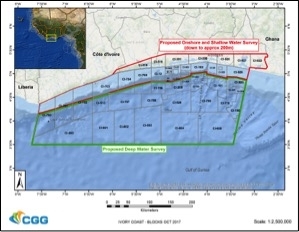 CGG Awarded Contract for Licenses in Côte d’Ivoire (from import)