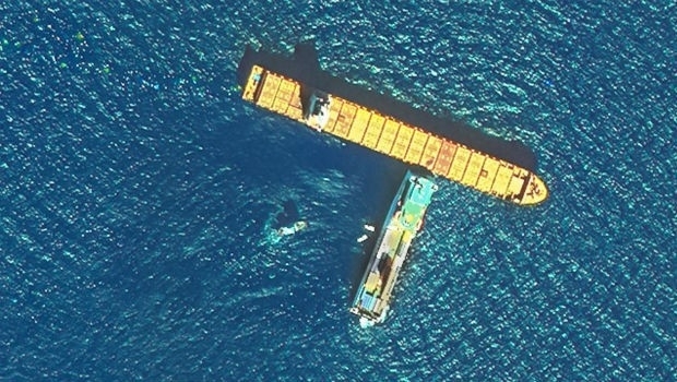 CORSICA: Satellite Images Highlight Major Oil Spill (from import)