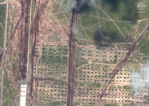 DigitalGlobe Satellite Imagery of Russian Military Exercise (from import)