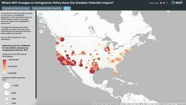 Esri Story Map Explores Communities Impacted by Immigration Changes (from import)