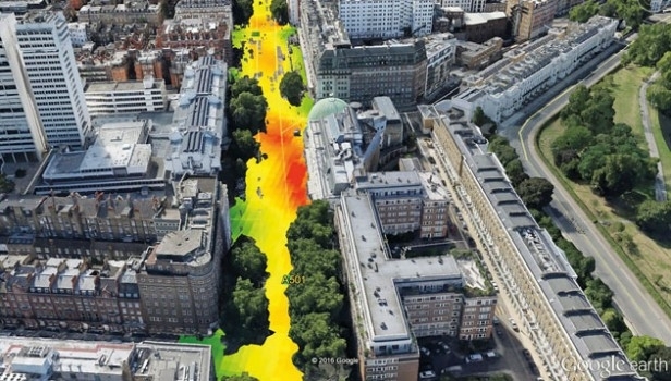 EarthSense Systems Computer Models Impact of Trees on Urban Air Pollution (from import)