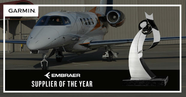 Garmin® earns two Supplier of the Year awards from Embraer (from import)