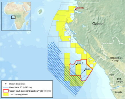 CGG 2D Survey Offshore Gabon Completed (from import)