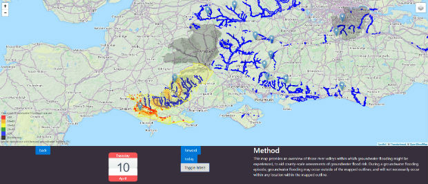 GeoSmart Extends Groundwater Flood Forecast Service (from import)