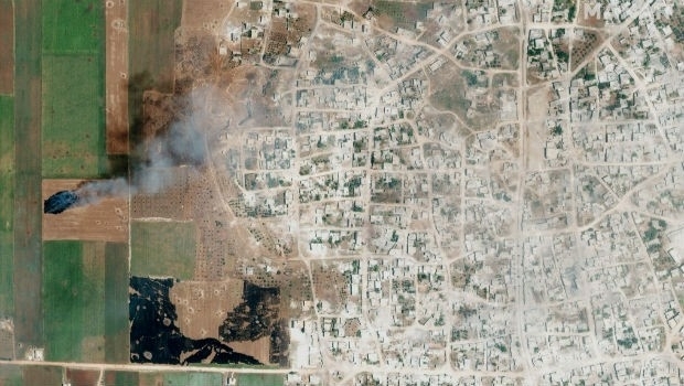 Satellite Imagery: Syrian Government Offensive in Idlib Province, Syria (from import)