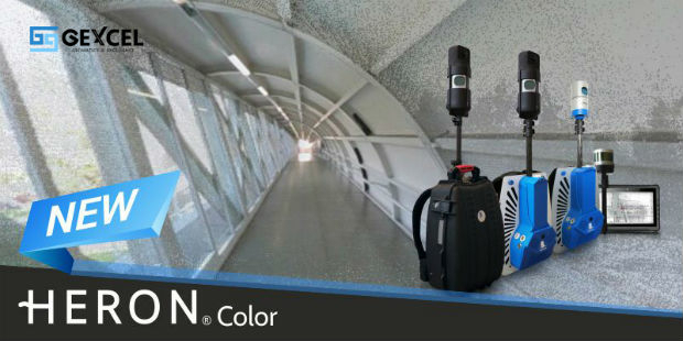 Gexcel presents the new HERON® Indoor Mobile Mapping System (from import)