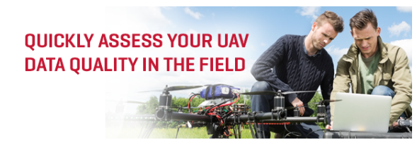 Quickly Assess your UAV Data Quality in the field (from import)