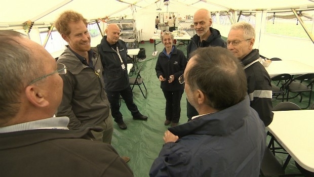 Prince Harry shines a light on the vital work of MapAction volunteers (from import)