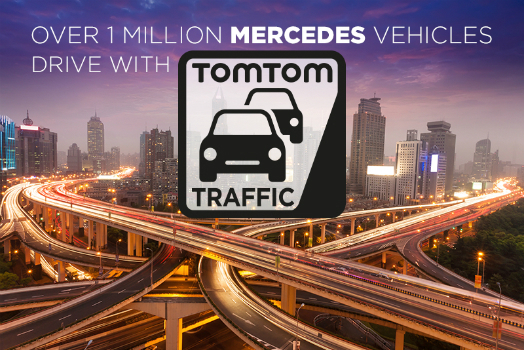 TomTom Celebrates Millionth Mercedes-Benz Car with TomTom Traffic (from import)