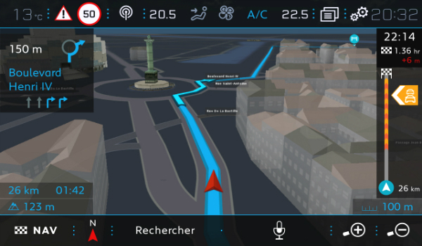 TomTom Navigation Components for Next Generation Peugeots (from import)