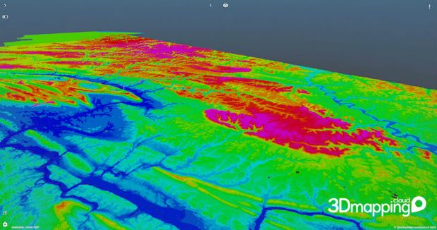 Orbit GT brings 3DEP online on 3D Mapping Cloud (from import)