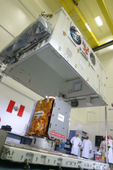 Airbus Defence and Space completed PerúSAT-1 in less than 24 months (from import)