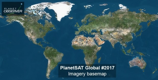PlanetObserver announces release of  PlanetSAT Global imagery basemap (from import)