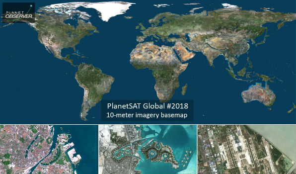 PlanetObserver Announces Release of  PlanetSAT Global Imagery Basemap (from import)