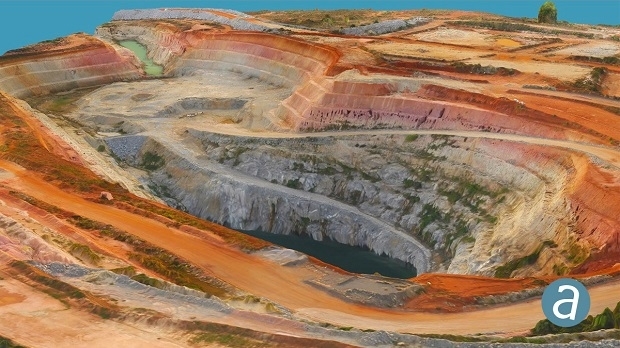 SimActive Software Used for Gold Mine Mapping (from import)