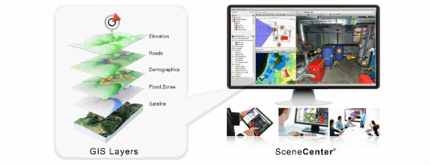 SpheronVR presents new SceneCenter® software  with GIS technology support (from import)
