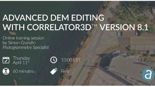 Webinar - Advanced DEM Editing with Correlator3D Version 8.1 (from import)