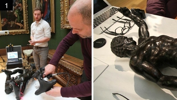 360 degree laser scans help researchers reconstruct Michelangelo bronzes (from import)