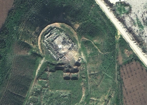 Satellite Images of Afrin Identifies Massive Damage to Ancient Temple (from import)